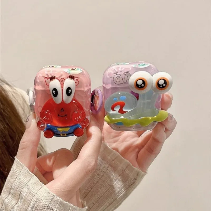Cute Cartoon Earphone Case for Apple AirPods - Smarsty