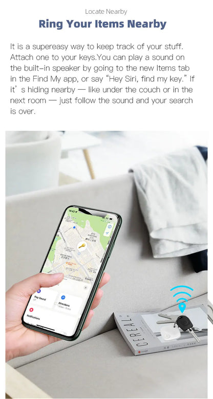 Smart Bluetooth GPS Tracker for Apple Devices - Smarsty