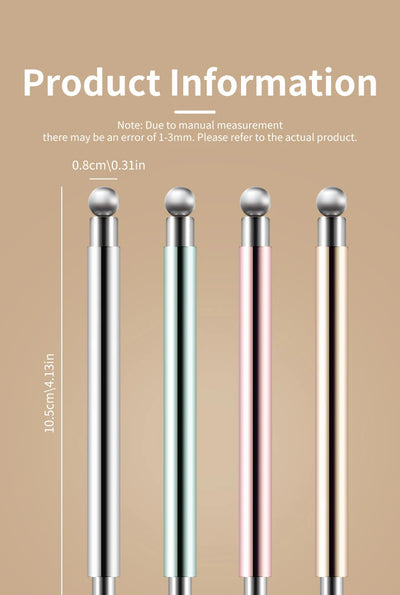 Cat Eye Nail Art Magnetic Tool Cylindrical Stick with Ball Magnet Manicure Accessory for Glass Bead Effects Fits UV Gel Polish - Smarsty