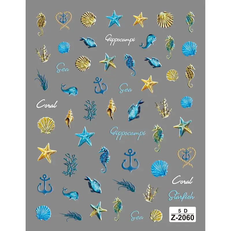 Summer Floral Nail Stickers for Elegant Manicure Decor - Smarsty