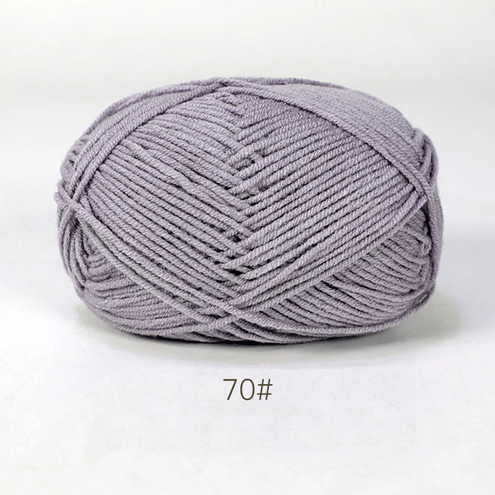 Soft Milk Cotton Yarn for Hand Knitting Projects - Smarsty