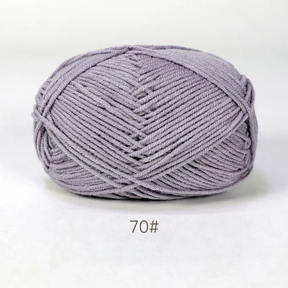 Soft Milk Cotton Yarn for Hand Knitting Projects - Smarsty