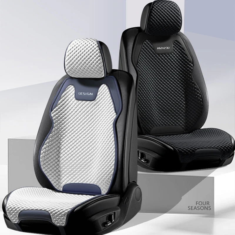 Ice Silk Car Seat Cushion With Ventilation For Comfort - Smarsty
