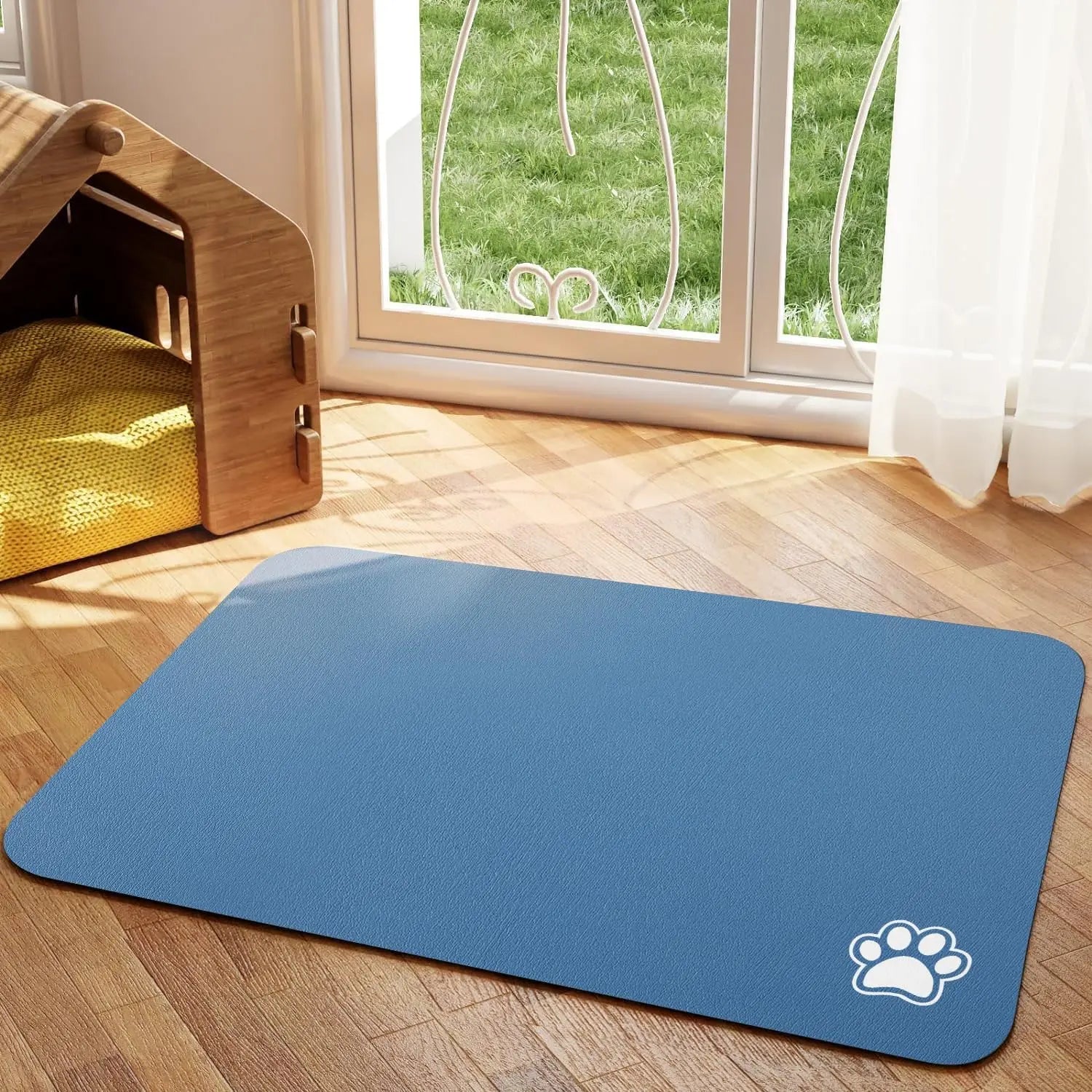 Absorbent Pet Feeding Mat for Easy Clean Up - Smarsty