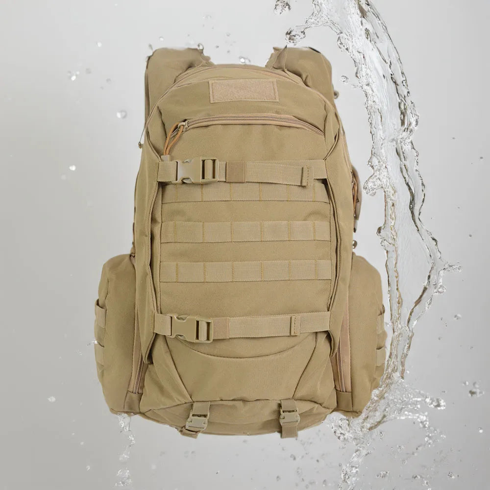 45L Waterproof Fishing Hunting Backpack Outdoor Rucksacks Tactical Sports Camping Hiking Trekking Bags - Smarsty