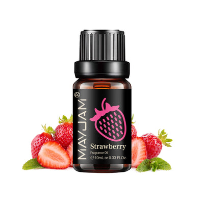 MAYJAM Fruit Essential Oil 10ml Cherry Banana Papaya Grape Litchi Guava Kiwifruit Pear Fig Fragrance Oil for Diffuser Candle - Smarsty
