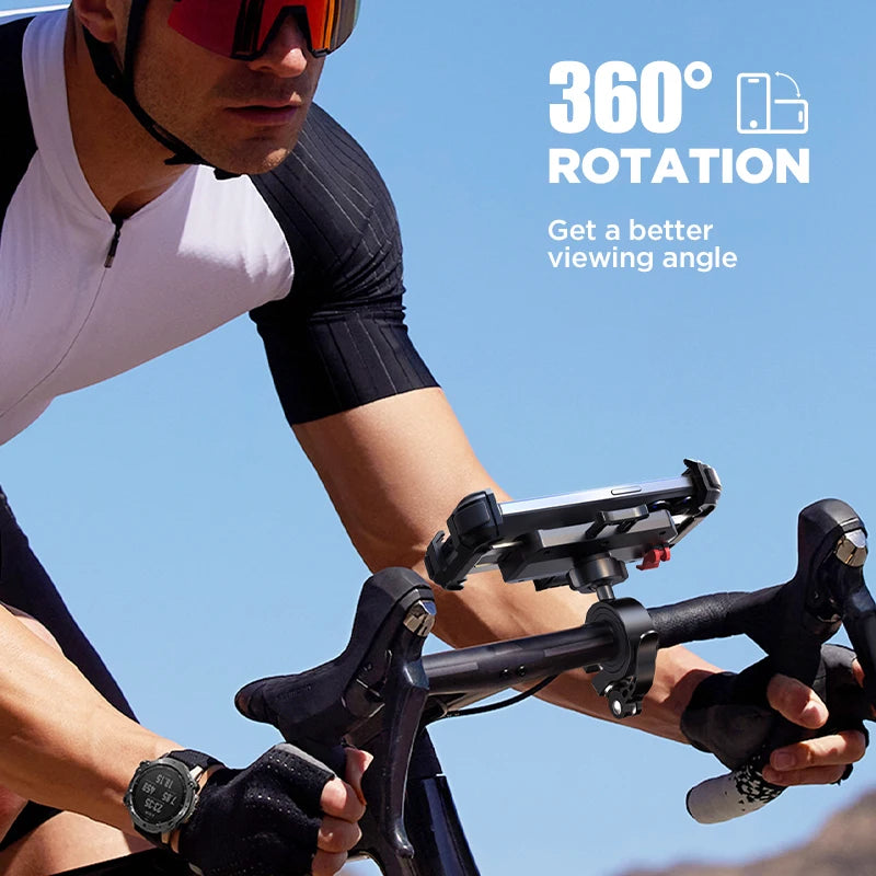 Ultra Stable Motorcycle Phone Mount for Handlebar Use - Smarsty
