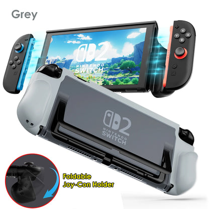 Protective Case for Nintendo Switch 2 with Ergonomic Grip - Smarsty