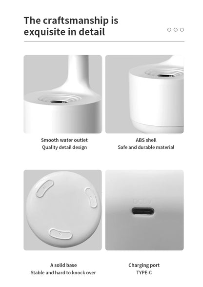 Anti-Gravity Humidifier for Bedroom Air Purification - Smarsty