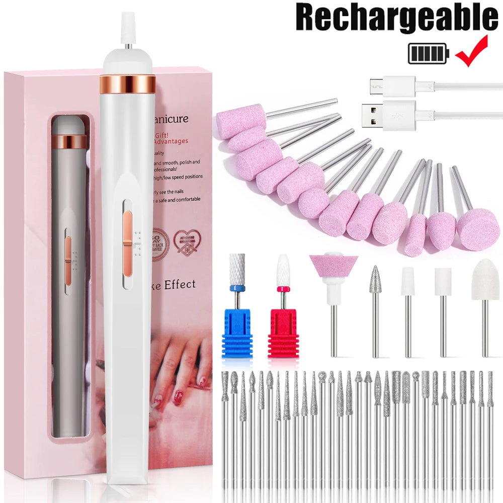Portable Electric Nail File with 4 Speed Options - Smarsty