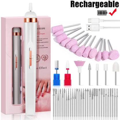Portable Electric Nail File with 4 Speed Options - Smarsty