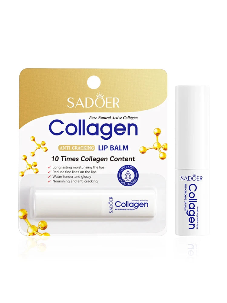 SADOER Collagen Lip Balm for Hydration and Repair - Smarsty