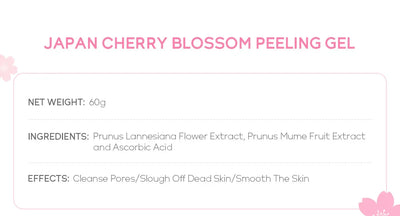 Sakura Deep Cleaning Exfoliating Gel for Radiant Skin - Smarsty