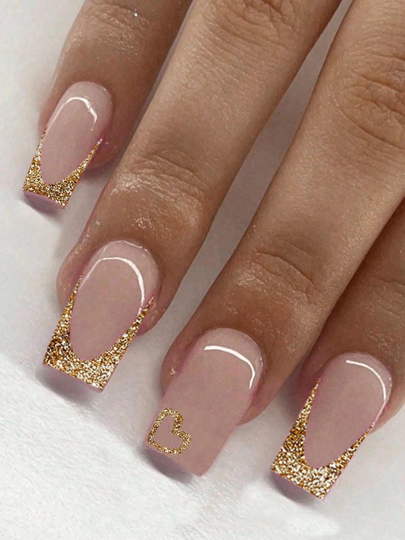 Medium Pink Ballerina Press On Nails Set - Smarsty