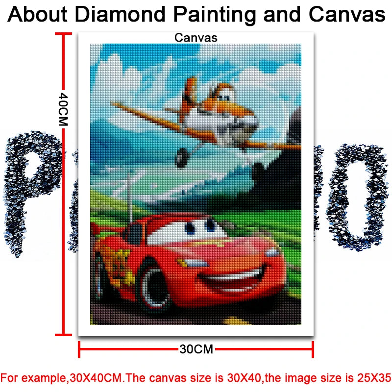 Disney Diamond Painting Kit Lilo Stitch Super Mario Pikachu - Smarsty