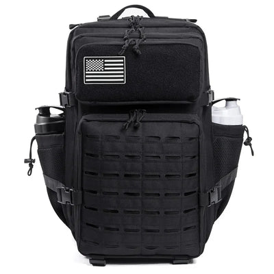 25L/45L Tactical Backpack for Men and Women Outdoor Survival Bug Out Bag Small School Rucksack Hking with Bottle Holder - Smarsty