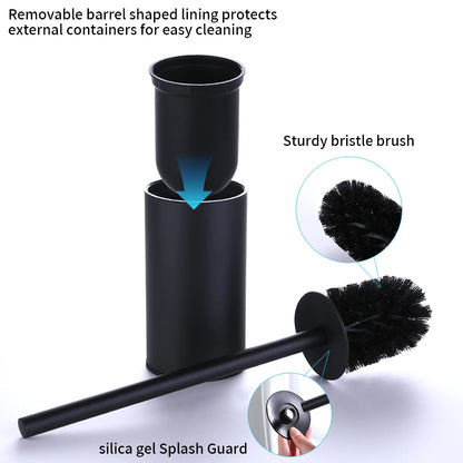 Toilet Bowl Brush Holder Set for Deep Cleaning - Smarsty