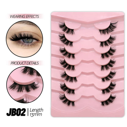 GROINNEYA Soft Natural Faux Mink Eyelashes for Everyday Wear - Smarsty