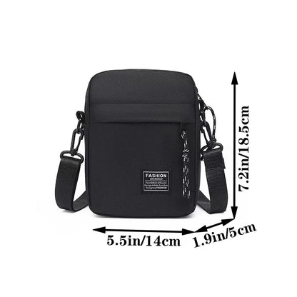 Nylon Crossbody Bag For Men Everyday School Commute - Smarsty