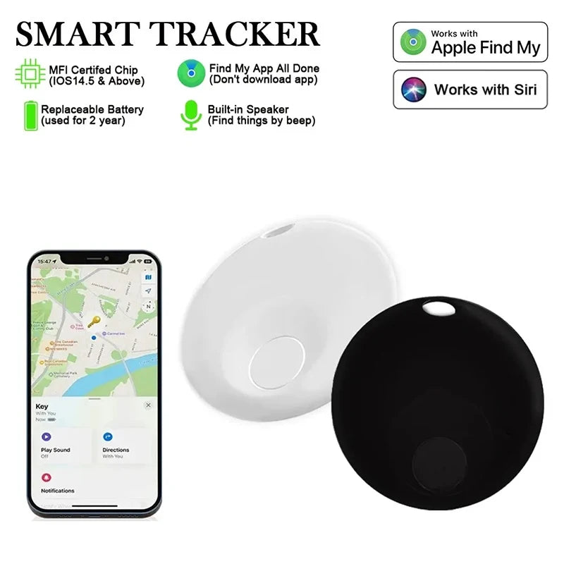 Apple Find My Mini Bluetooth GPS Tracker with Anti-Loss Reminder - Smarsty