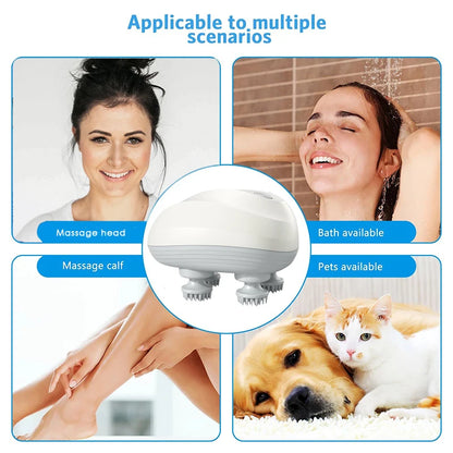 Electric Deep Scalp Massager for Relaxation and Cleansing - Smarsty
