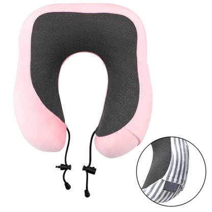 Soft Memory Foam Travel Neck Pillow with U Shape Design - Smarsty