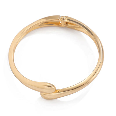Wide Metal Bangle Cuff Bracelet for Women - Smarsty