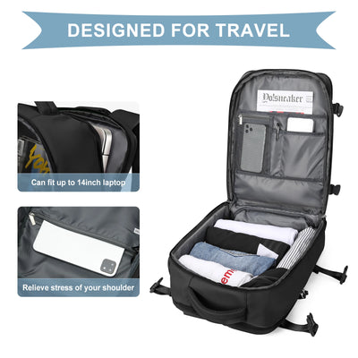 Women Backpack Travel Cabin Airplane Wizzair 40x30x20 Backpack Travel Cabin Hand Luggage Handbag Mens Backpack Notebook Backpack - Smarsty