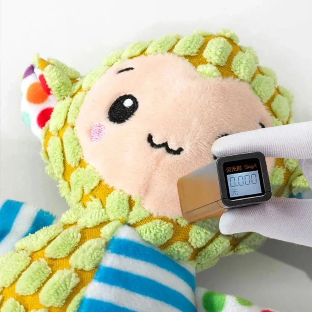 Interactive Plush Dog Toy for Teeth Cleaning and Squeaking - Smarsty