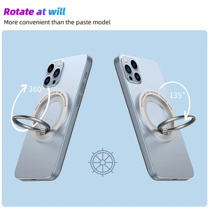 360 Degree Magnetic Phone Holder Stand With MagSafe Ring - Smarsty