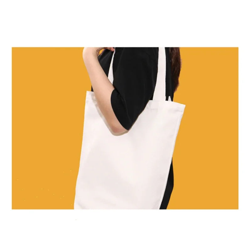 Large Capacity Canvas Tote Bag Reusable Eco Shopping Bag - Smarsty