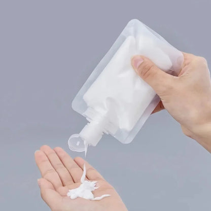 Travel Size Leak Proof Squeeze Pouches for Cosmetics - Smarsty