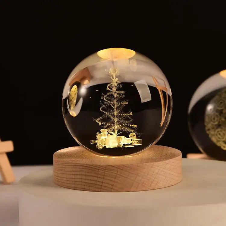 3D Crystal Galaxy Night Light for Home Decor - Smarsty