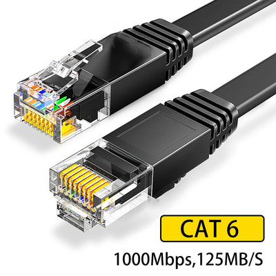 High Speed Cat6 Flat Ethernet Cable 1000Mbps - Smarsty