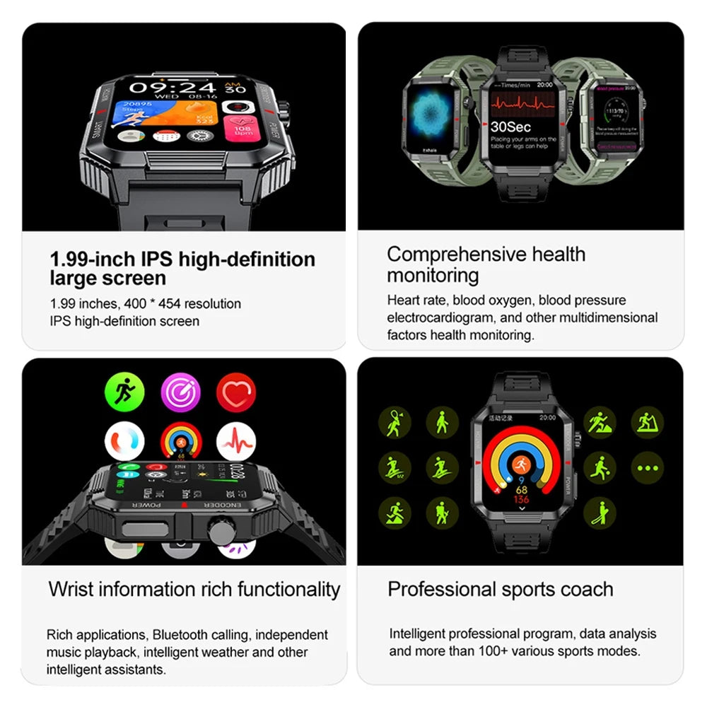 NFC GPS Bluetooth Smart Watch with HD Screen - Smarsty