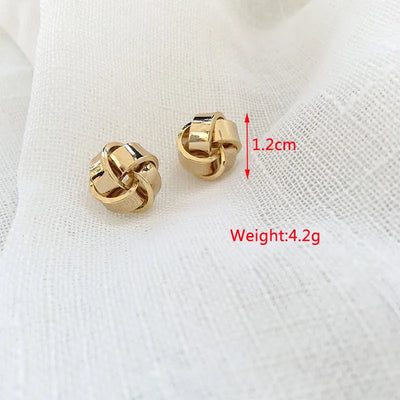 Gold Metal Drop Earrings with Irregular Heart Design for Women - Smarsty