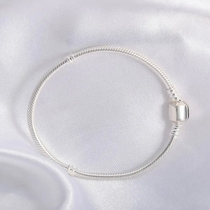 Handmade 925 Silver Charm Bracelet for Women - Smarsty