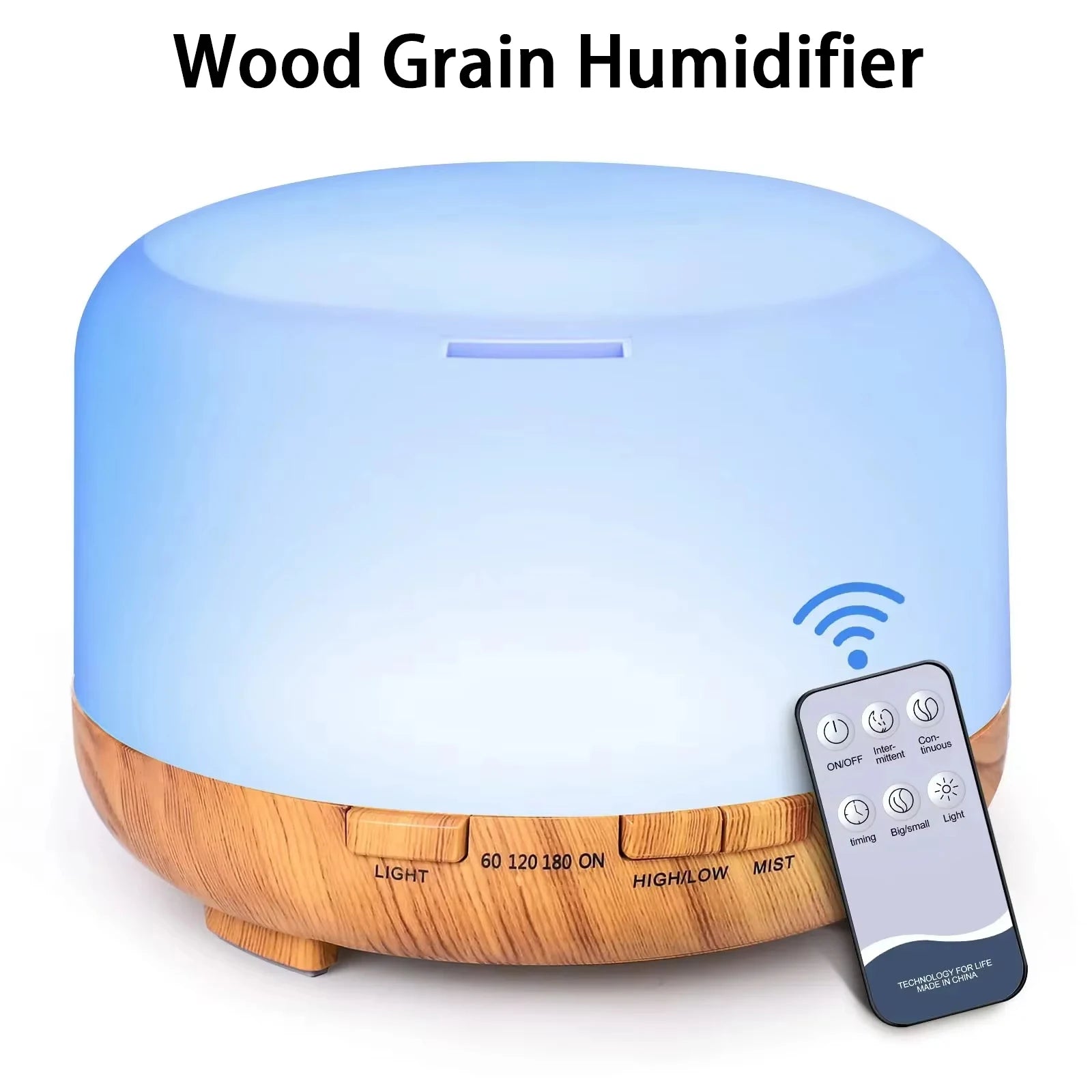 500ML Ultrasonic Cool Mist Humidifier and Essential Oil Diffuser - Smarsty