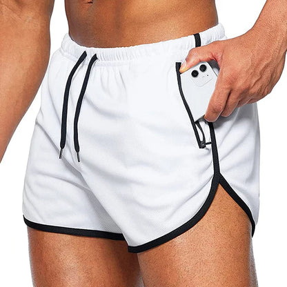 Men Sport Shorts Summer Sportswear Beach Jogging Short Pants Training Shorts Men Basketball Clothing Gym Fitness Running Bottoms - Smarsty