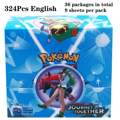 324pcs Pokemon TCG: Sword & Shield-Fusion Strike Booster Display Box (36 Packs) Board Game Card DESTINED RIVALS Stellar Crown - Smarsty