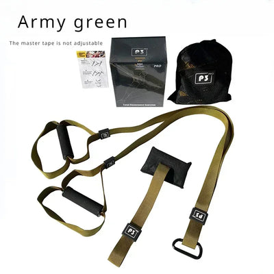 Suspension Training Strap Fitness Strength Power Suspension Trainer Adjustable Yoga Strap Wall Mount Professional Trx Tensioner by Smarsty