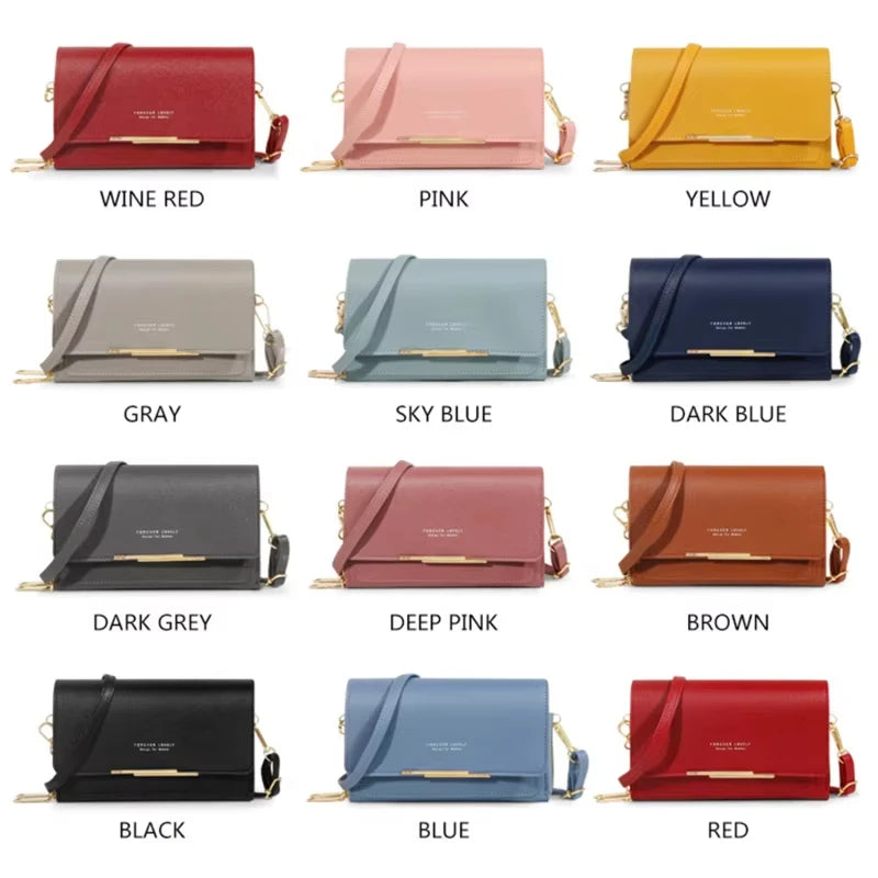 Women's Wallet Korean Handbag Multi Card Large Capacity Casual Shoulder Bag Mobile Phone Packet Fashion New Style - Smarsty