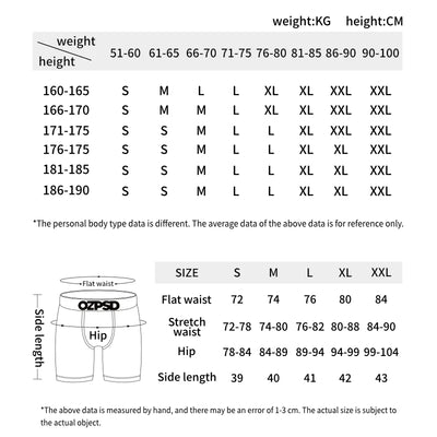 ETHIKA 6Pcs Men Underwear Boxers Breathable Man Swimming Underpants Plus Size Print Mens Panties Trunks Sexy Men's Boxershorts - Smarsty