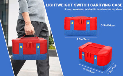 Large Waterproof Carrying Case for Nintendo Switch OLED - Smarsty