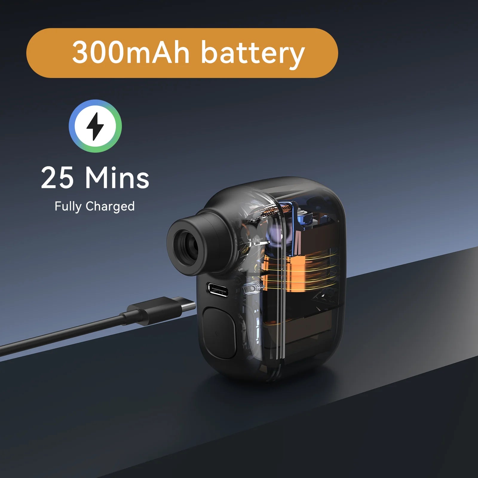 AIRBANK AS100 Mini Portable Bicycle Pump Rechargeable Air Inflator 100PSI Type-C Bike Accessories for Bike Schrader Presta Tires - Smarsty