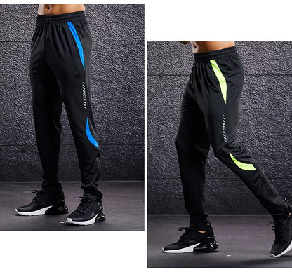 Men Sport Pants Running Pants With Zipper Pockets Soccer Training Jogging Sports Trousers Fitness Football Leggings Sweatpants - Smarsty