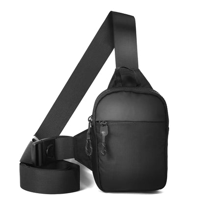 Mini Nylon Crossbody Bag For Men Unisex Lightweight Satchel - Smarsty