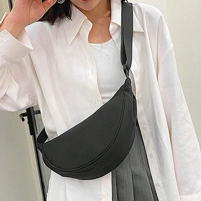 Dumpling Shaped Single Shoulder Bag Crossbody Style - Smarsty