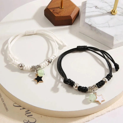 Luminous Beads Couple Bracelets Set for Matching Friends - Smarsty
