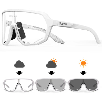 SCVCN Photochromic Cycling Sunglasses MTB Glasses Road Bike Cycling UV400 Goggles Men Women Outdoor Bicycle Sports Eyewear New by Smarsty